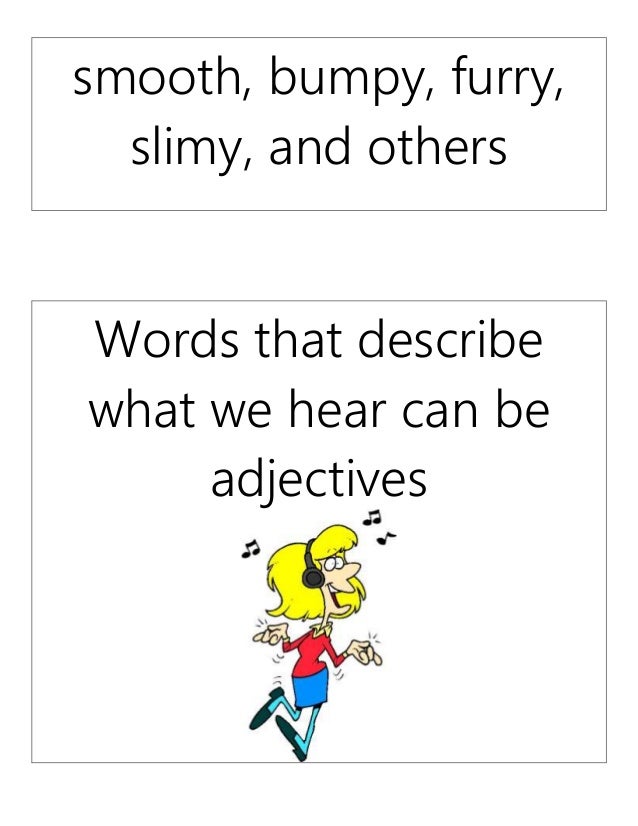 Adjectives Display