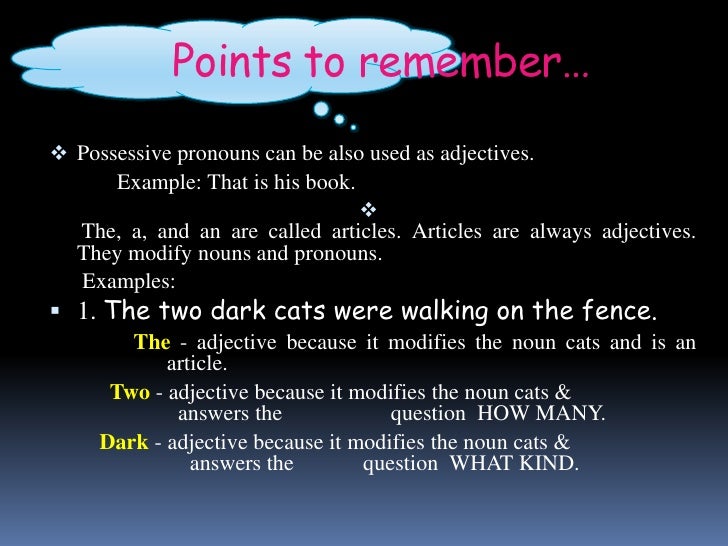adjectives ppt adjective powerpoint