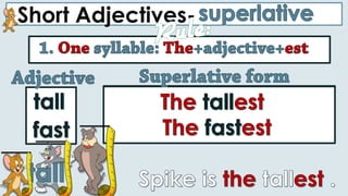 Short Adjectives-
 