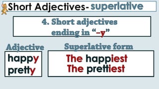 Short Adjectives-
 