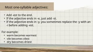 ADJECTIVES PRESENTATION (MODULE 3) PSU BAYAMBANG | PPTX