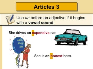 this presntation is to review adjectives using visuals | PPTX