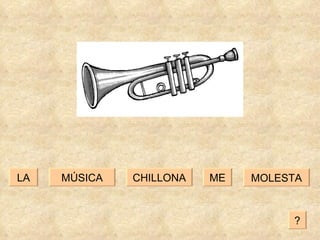 MÚSICA CHILLONA ME LA MOLESTA ? 