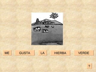 GUSTA VERDE LA ME HIERBA ? 