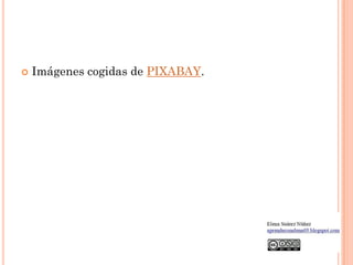  Imágenes cogidas de PIXABAY.
 