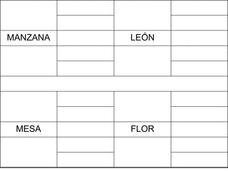 FLOR MESA LEÓN MANZANA 