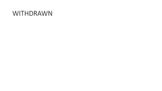 WITHDRAWN
 