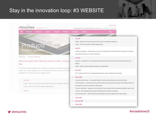 Click to edit Master title styleStay in the innovation loop: #3 WEBSITE
 