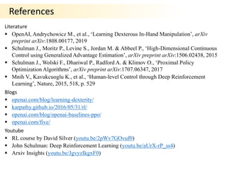 Dexterous In-hand Manipulation by OpenAI | PDF