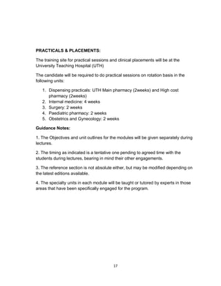 Adjunct training manual for zambian pharmacists 1 | PDF