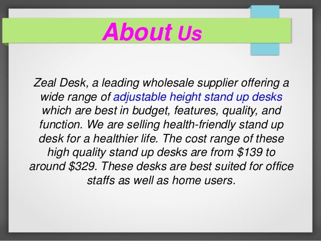 Find Big Sale On Adjustable Height Standup Desks Online