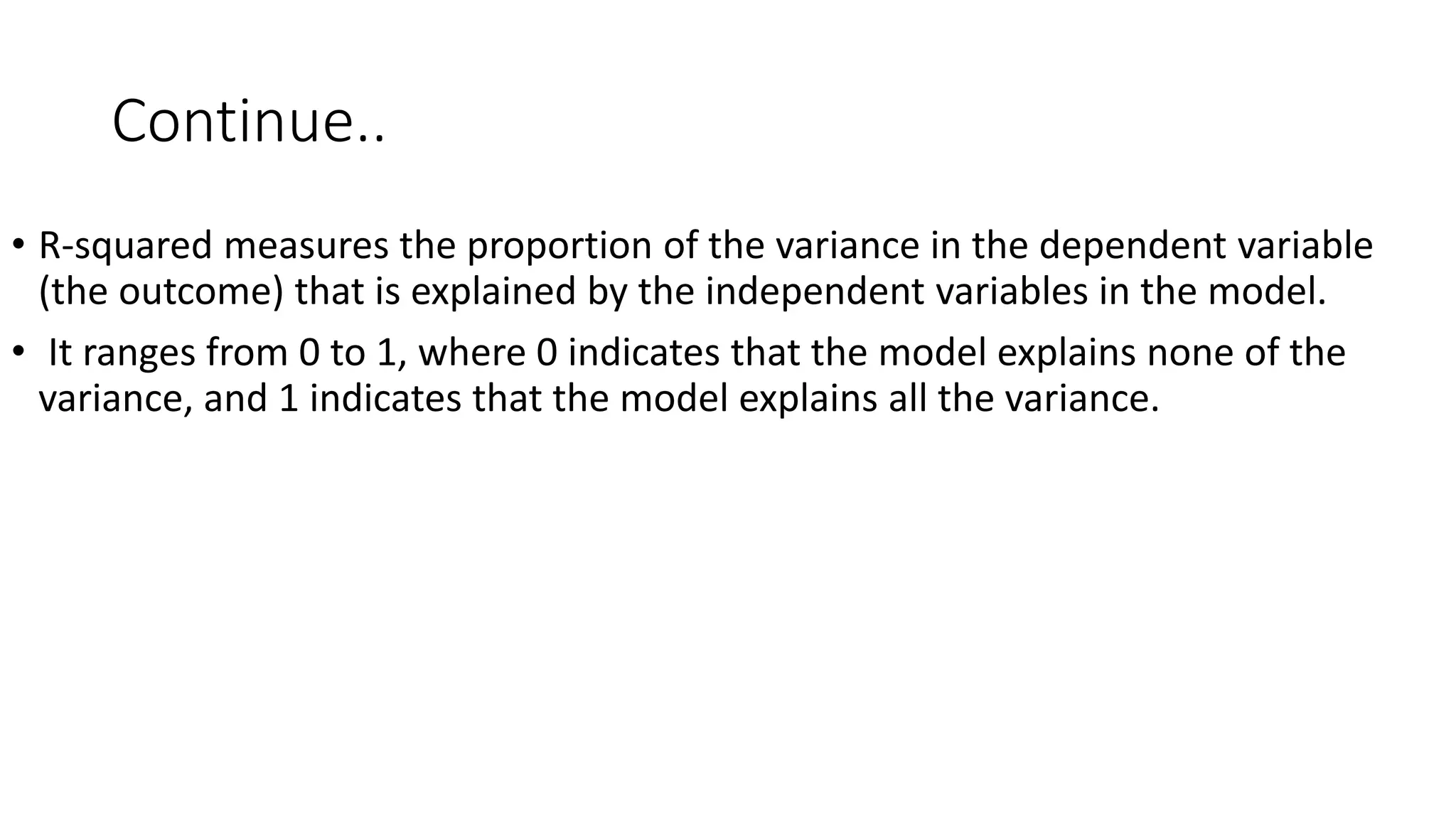Adjusted R Square or Adjusted R bar Square | PPTX
