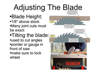 Adjusting The Blade ,[object Object],[object Object],[object Object],[object Object],[object Object],[object Object],[object Object]