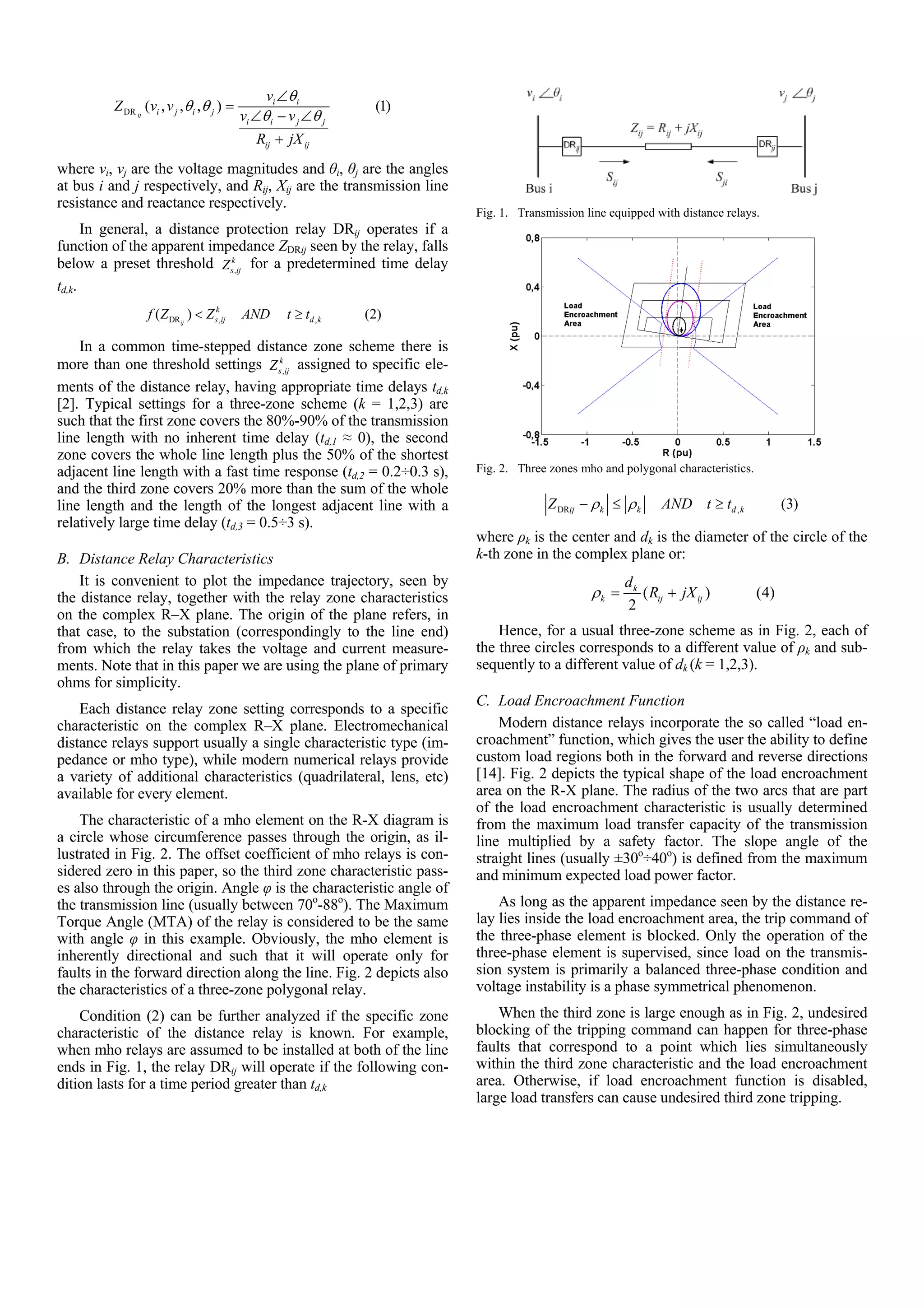 Adjusting third zone distance protection | PDF