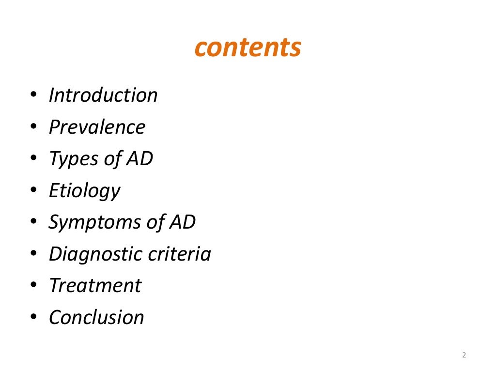 Adjustment Disorder