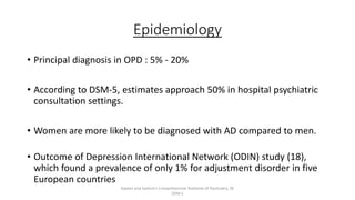 adjustment disorder dsm 5