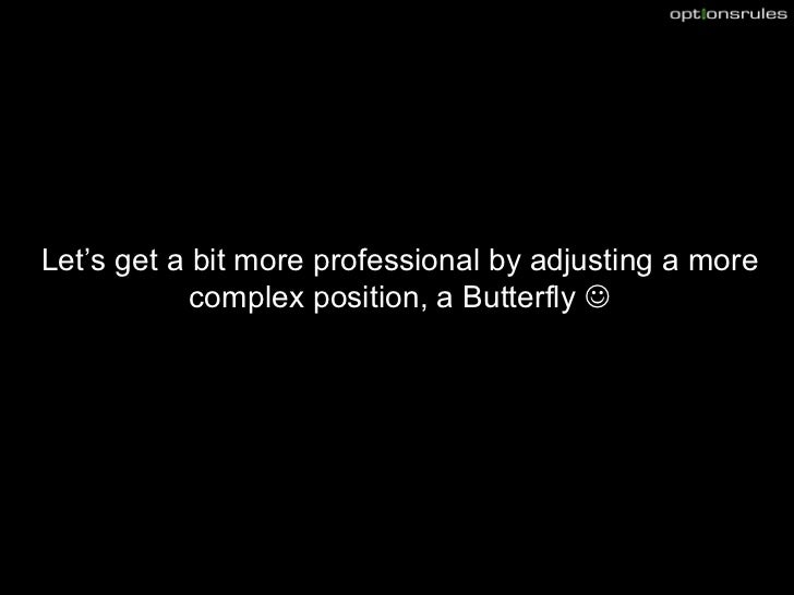 Option trading adjustment