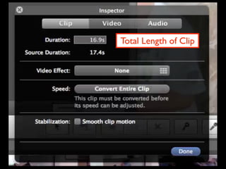 Total Length of Clip
 