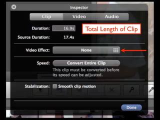 Total Length of Clip
 