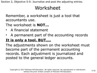 Adjustments and the Worksheet Adjustments and the Worksheet | PPTX