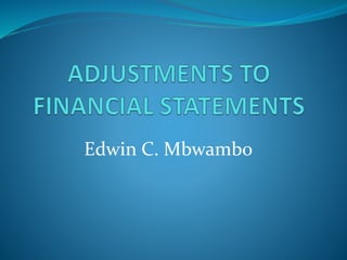 Edwin C. Mbwambo
 