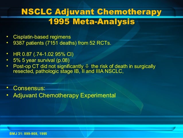 Adjuvant chemotherapy lung cancer