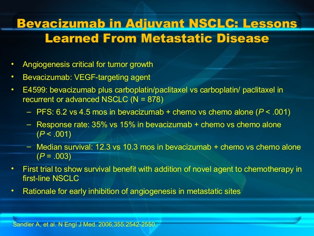 Adjuvant systemic therapy in resectable nonsmall cell