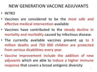 Adjuvants used for human vaccines | PDF