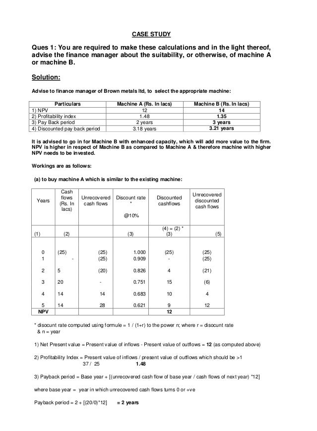 Financial management case study ppt image