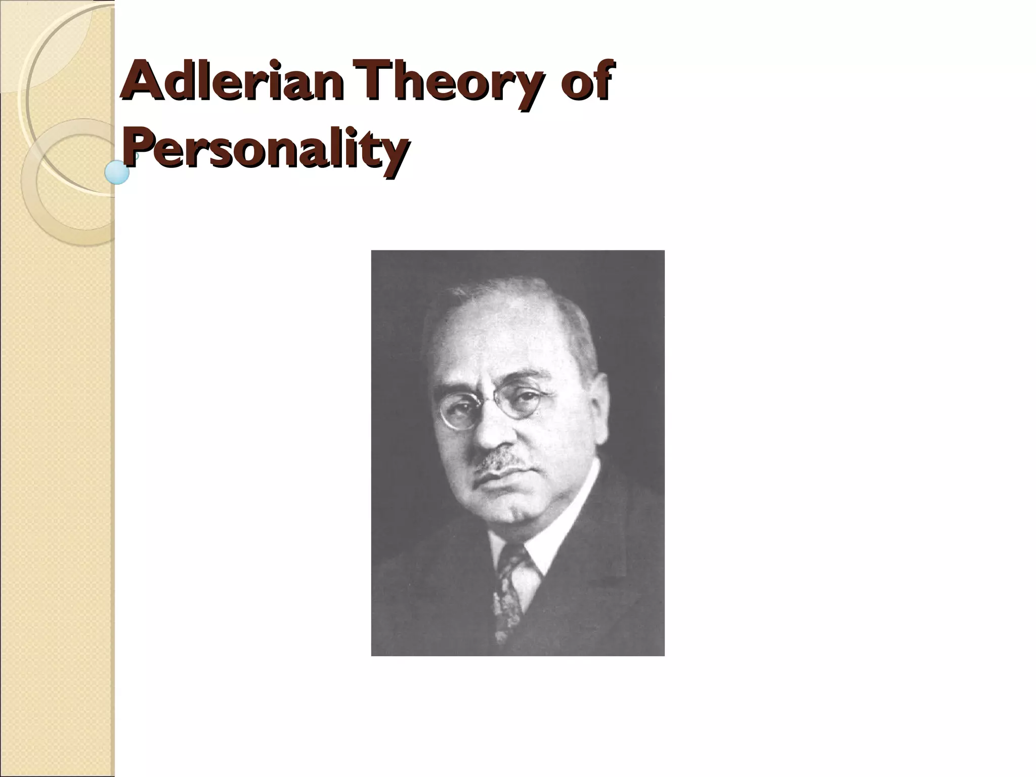 Adlerian theory of personality | PPT