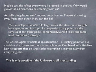 A Brief Tour of Relativity and Cosmology Slide 39