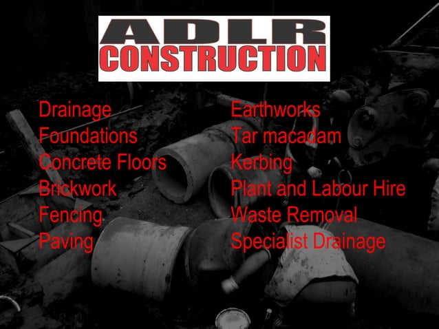 Adlr Construction Presentation | PPT