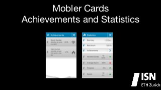 Mobler Cards
Achievements and Statistics

 