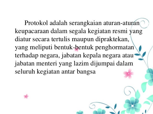 2 contoh negara perjanjian antar kEPROTOKOLAN PROTOKOL ADM.hUMAS DAN