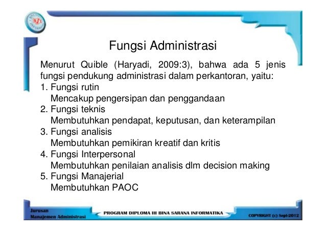 Definisi Administrasi Menurut Para Ahli - Rumah Belajar Siswa