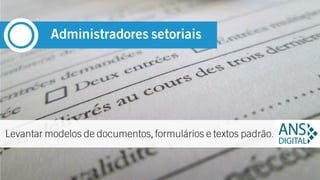 SEI | Administradores setoriais