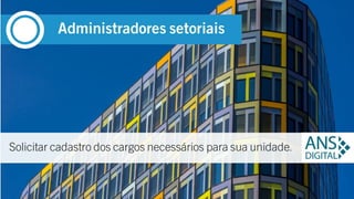 SEI | Administradores setoriais
