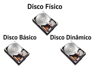 Disco Físico



Disco Básico   Disco Dinâmico
 