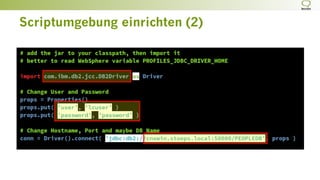Scriptumgebung einrichten (2)
 
