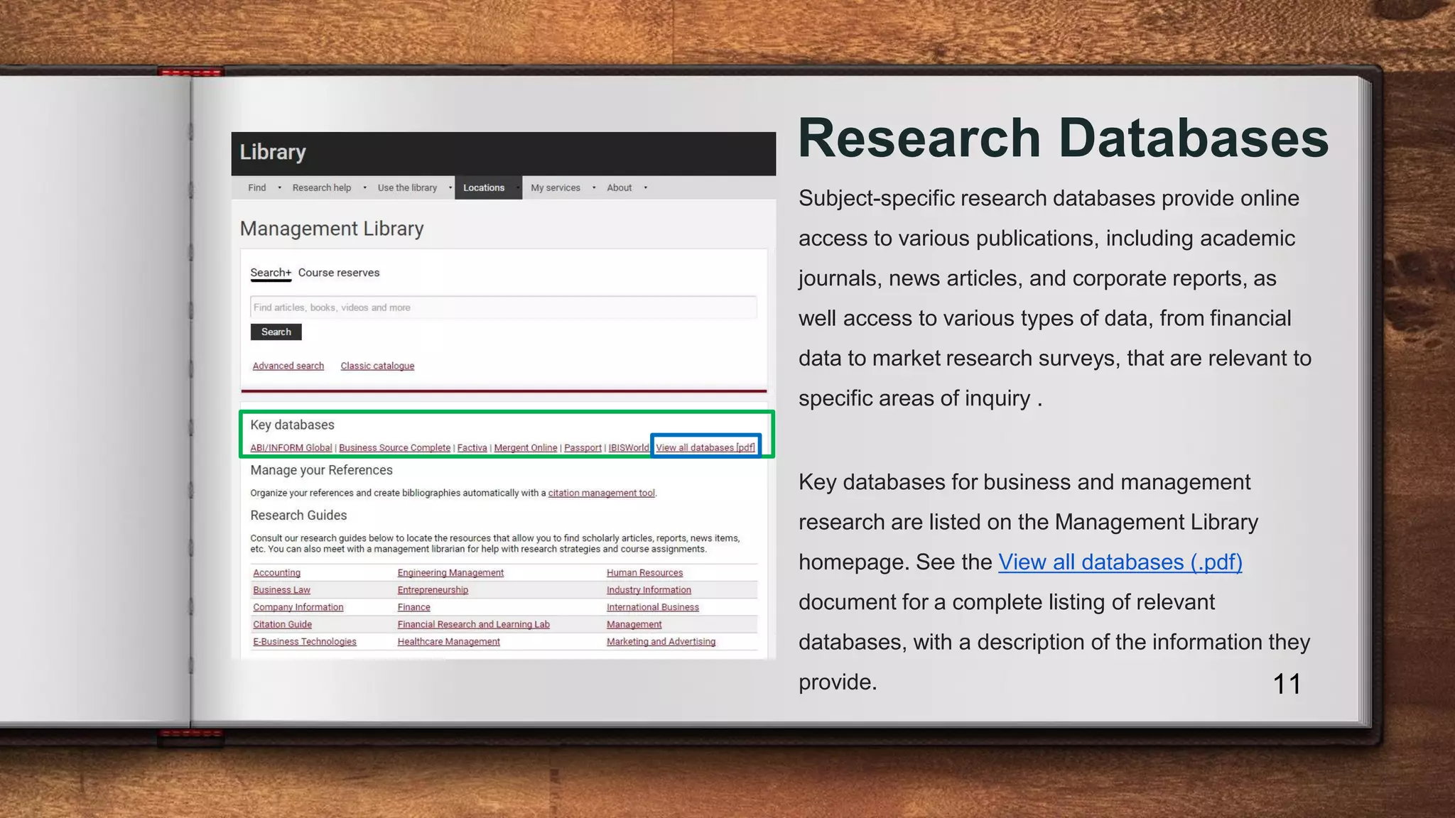 Guide to uOttawa Management Library Resources | PDF