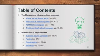 Guide to uOttawa Management Library Resources | PDF