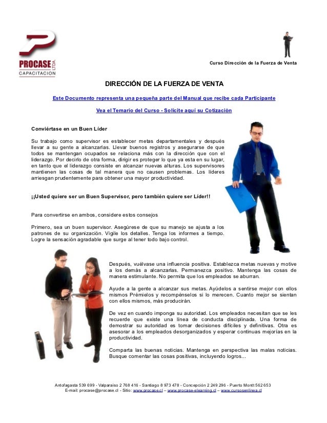 Adm 262 dirección de la fuerza de ventas