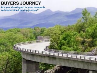 Jason Dutton-Smith www.wordconnect.com.au @morethanroute66 75
BUYERS JOURNEY
Are you showing up in your prospects
self-determined buying journey?
 