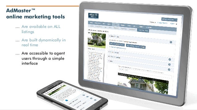 AdMaster™ quick tour - online marketing tools