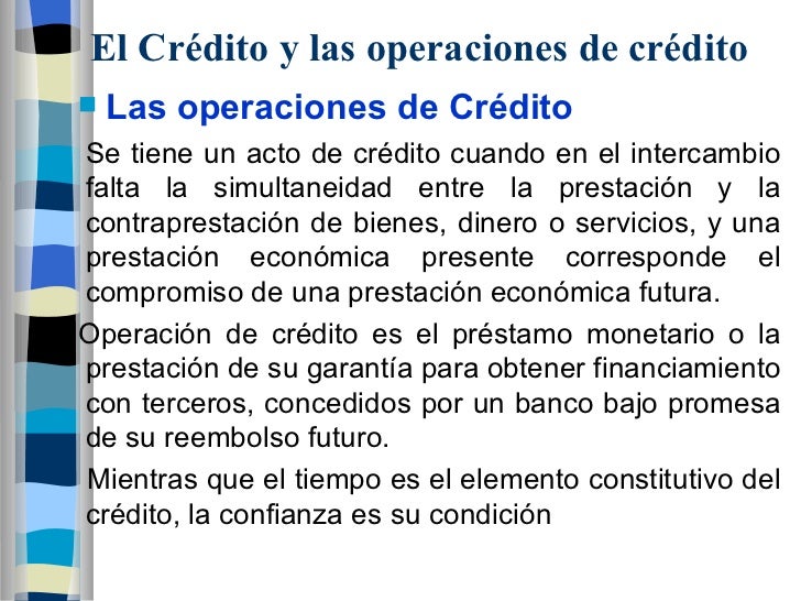 Que Son Operaciones De Credito - creditonaage