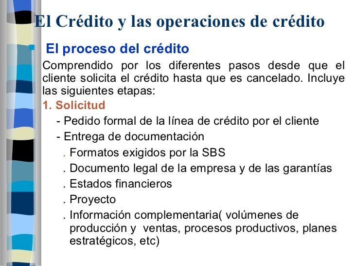 Que Son Las Operaciones De Credito Yahoo - Backstage