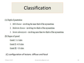 Classification
(C) configuration of lesions: diffuse and focal
9 March 2017 drrejimohan@gmail.com 10
 