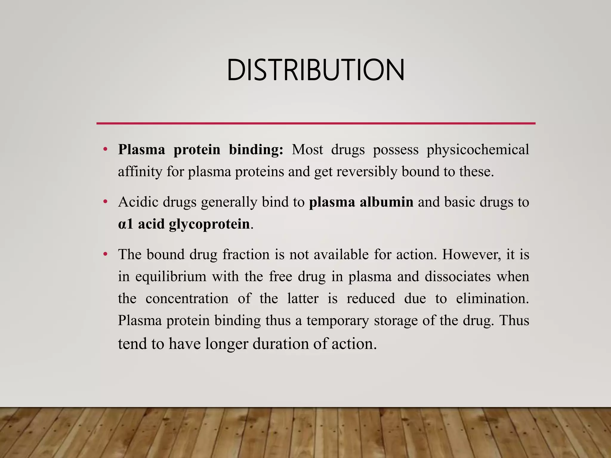 Pharmacokinetics and drug disposition | PPTX