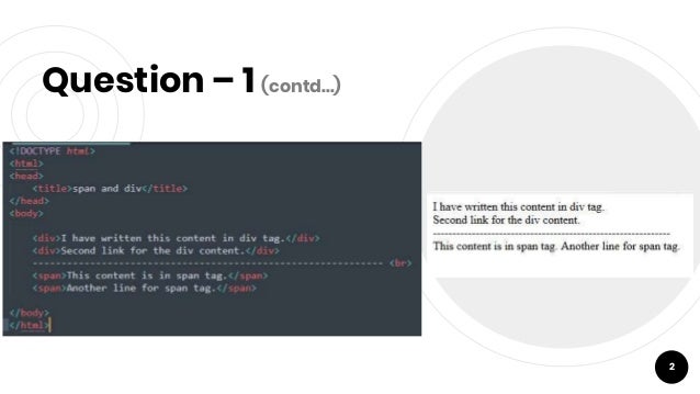 HTML and CSS Interview Questions