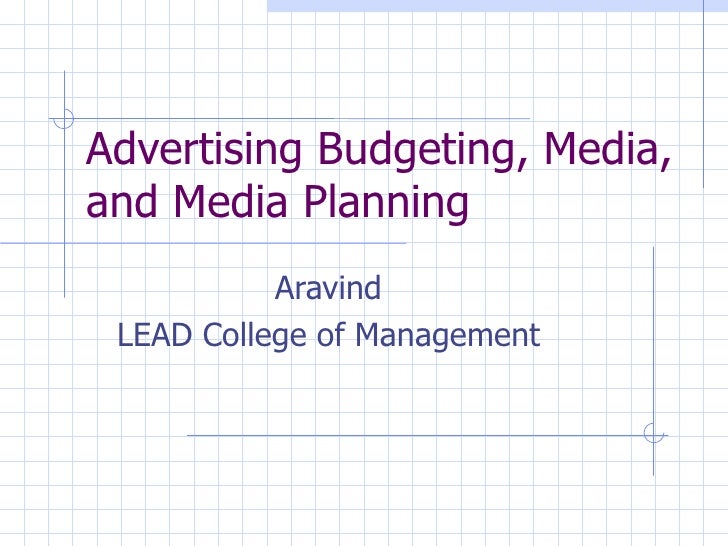 advertisement media plan